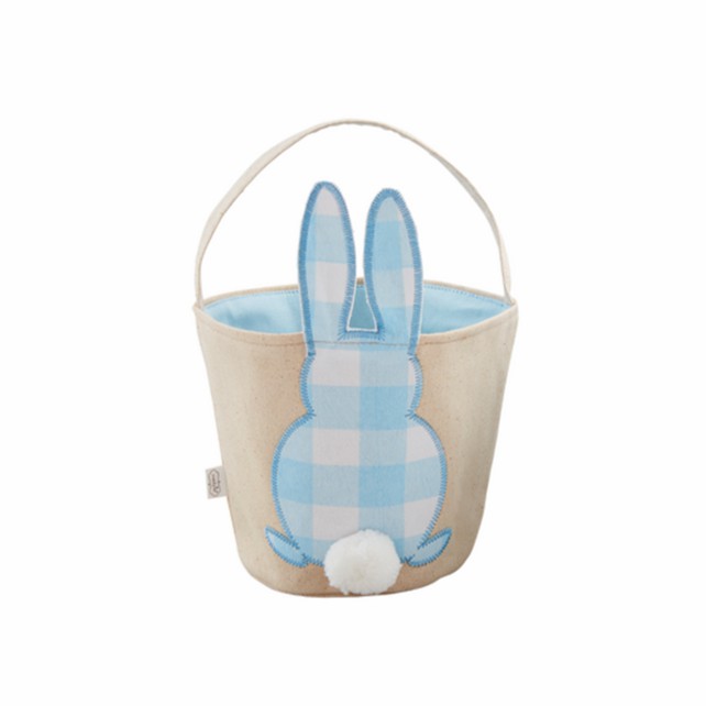 Check Easter Bunny Basket – Blue First Year