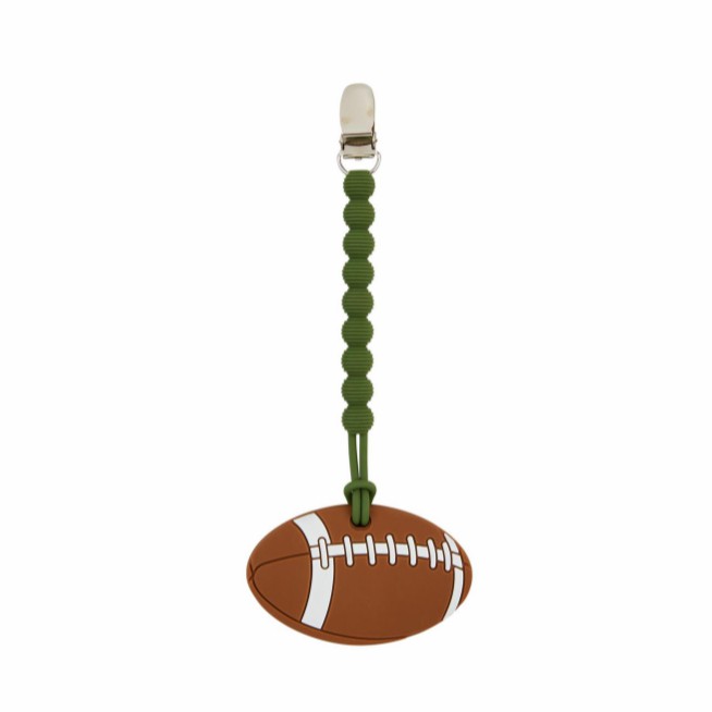 Football Clip-On Teether Feed