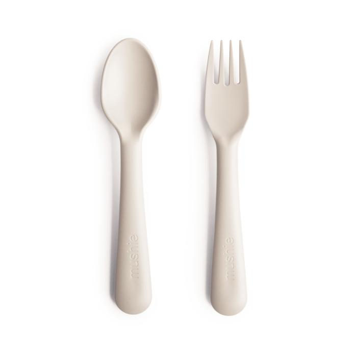 Fork & Spoon Set – Ivory Feed