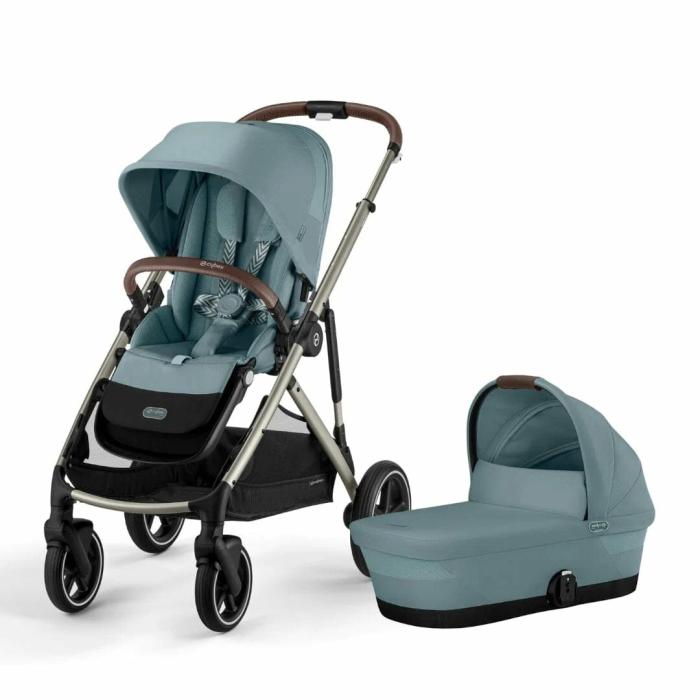 Gazelle S 2 Stroller + Cot Bundle – Sky Blue Gear