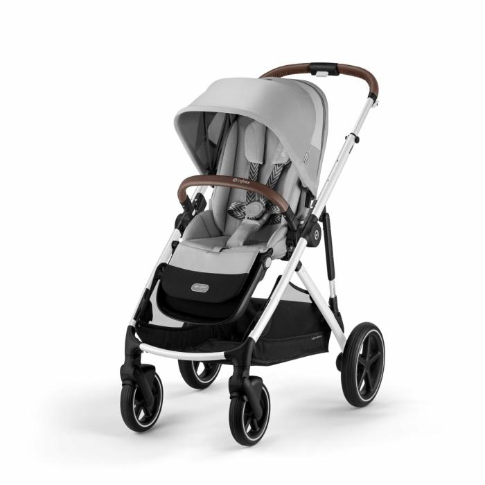 Gazelle S 2 Stroller – Lava Grey & Silver Frame Gear