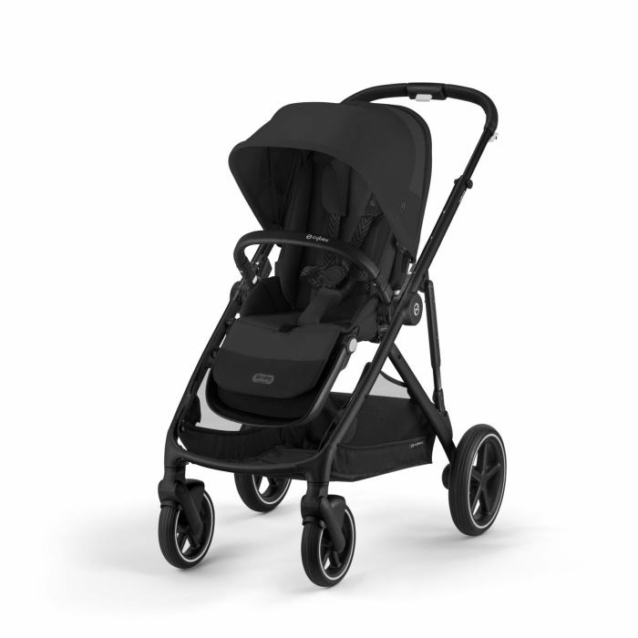 Gazelle S 2 Stroller – Moon Black & Black Frame Gear