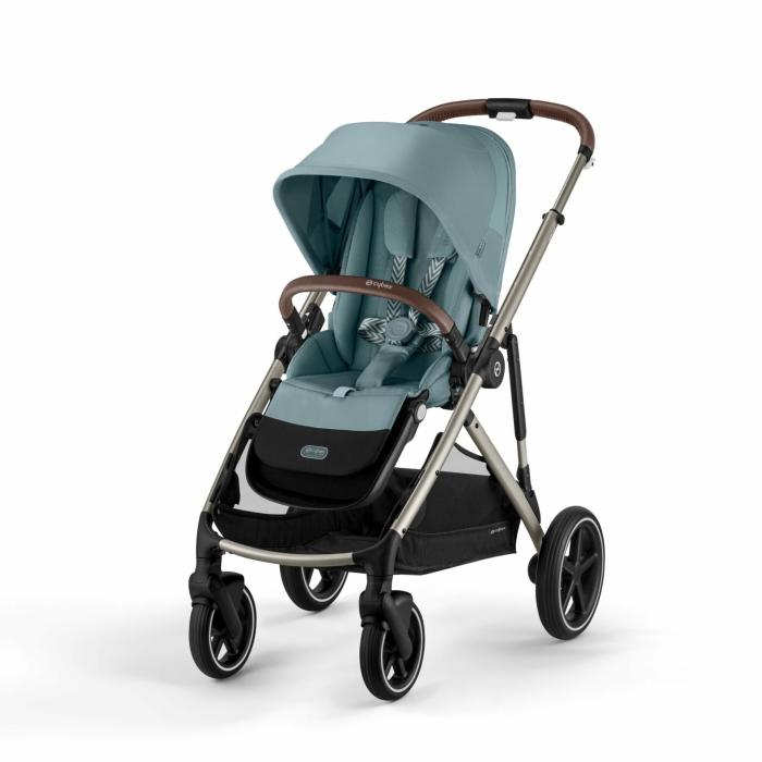 Gazelle S 2 Stroller – Sky Blue & Taupe Frame Gear