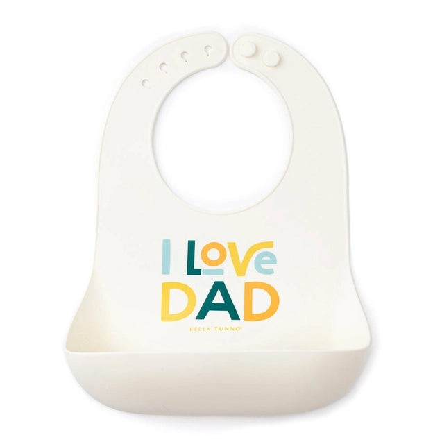 I Love Dad Wonder Bib Bibs & Burp Cloths