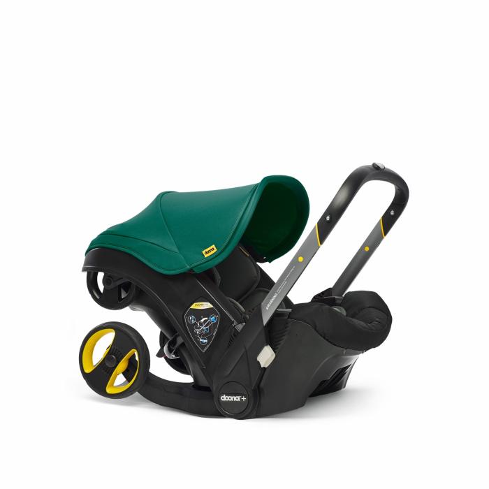 Infant Car Seat & Stroller With Latch Base – Racing Green Gear