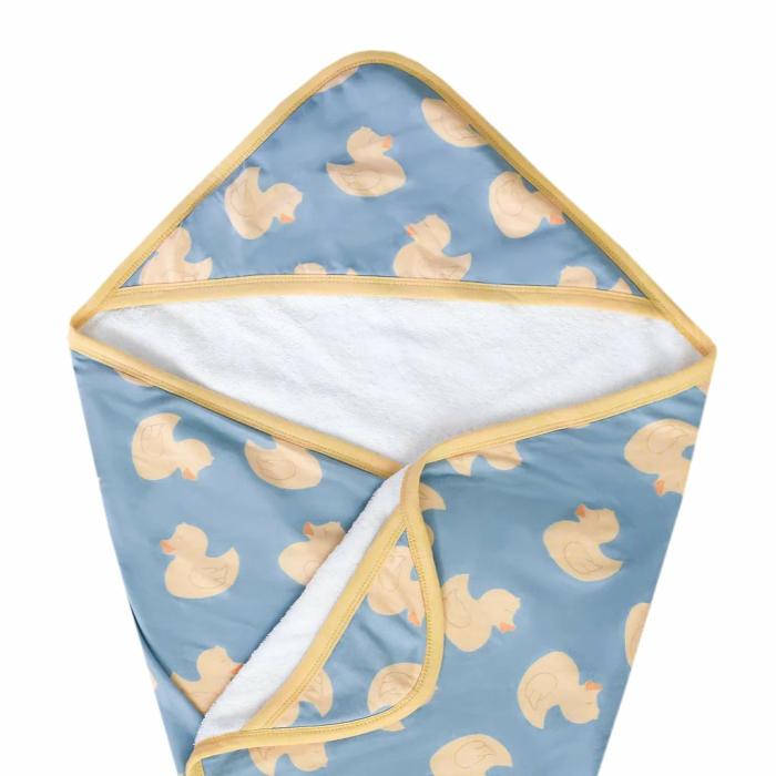 Premium Knit Hooded Towel – Ducky Bath