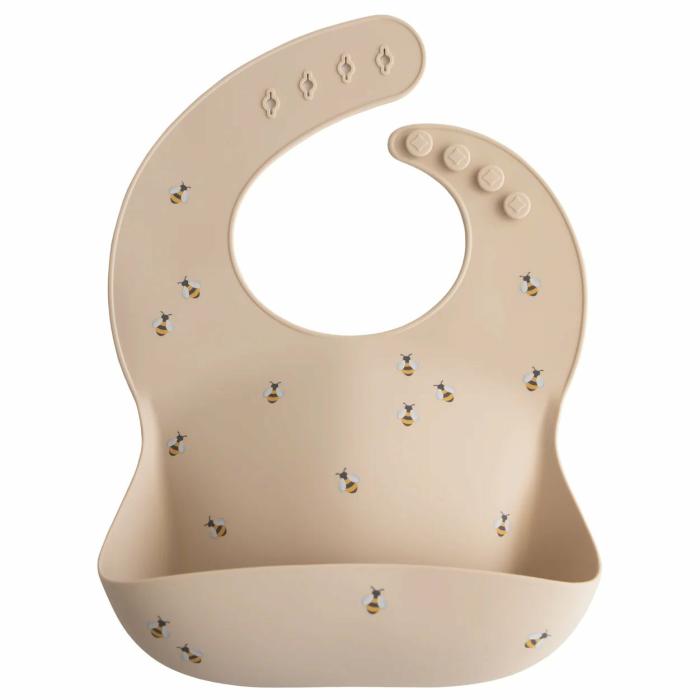 Silicone Baby Bib – Bees Bibs & Burp Cloths