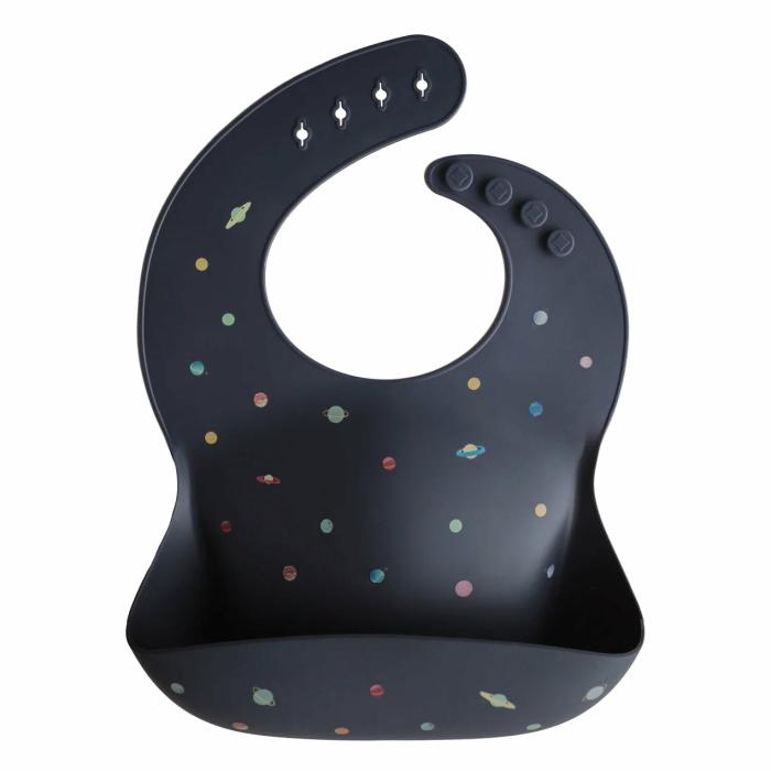 Silicone Baby Bib – Planets Bibs & Burp Cloths