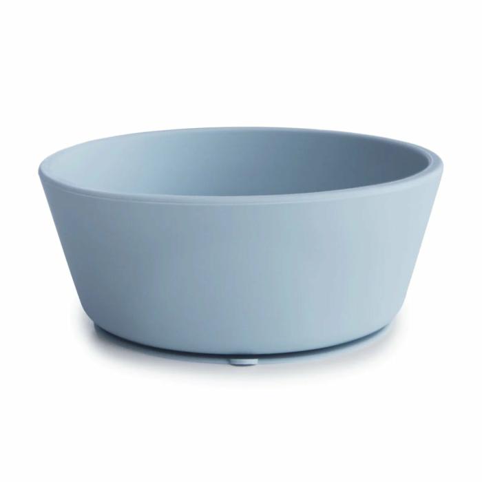 Silicone Suction Bowl – Powder Blue Feed