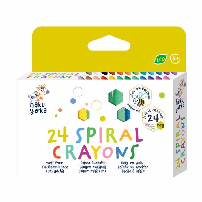 Spiral Crayons – Set Of 24 Play