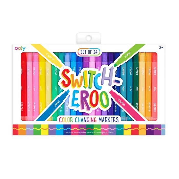 Switch-Eroo! Color-Changing Markers – Set Of 24 Gear