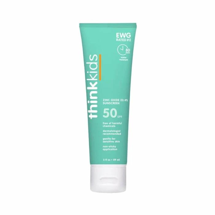 Thinksport Kids Safe Sunscreen Spf 50+ 3Oz Bath