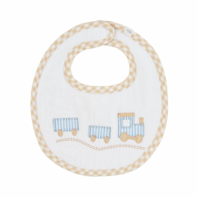 Train Applique Bib Bibs & Burp Cloths