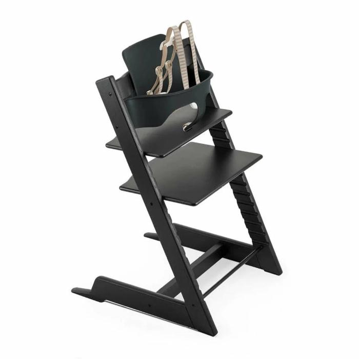 Tripp Trapp High Chair – Oak Black Feed