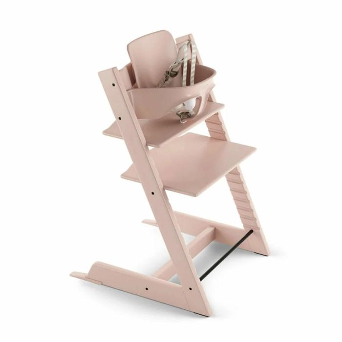 Tripp Trapp High Chair – Serene Pink Feed