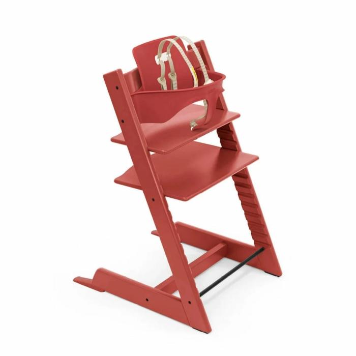 Tripp Trapp High Chair – Warm Red Feed