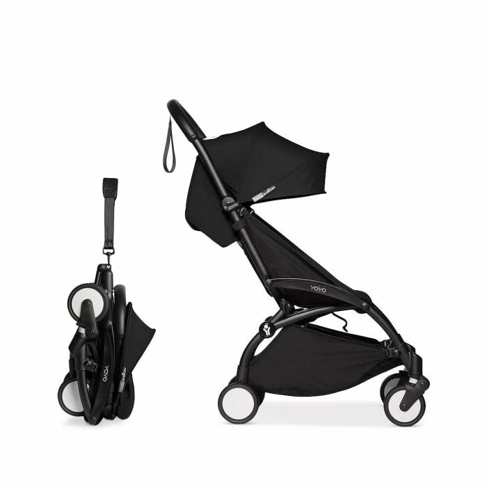 Yoyo² Stroller Bundle – Black Frame With Black Gear