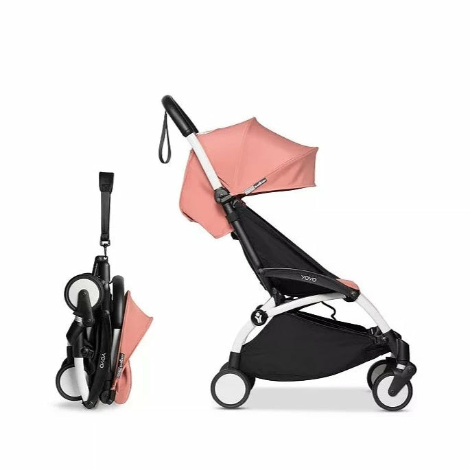 Yoyo² Stroller Bundle – White Frame With Ginger Gear